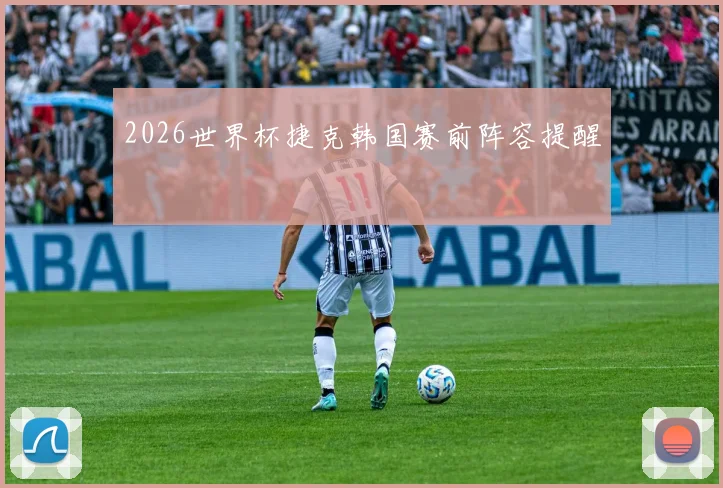 2026世界杯捷克韩国赛前阵容提醒